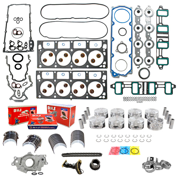 Engine Rebuild Kit 2008-2009 Cadillac,Chevrolet,GMC,Hummer 6.2L