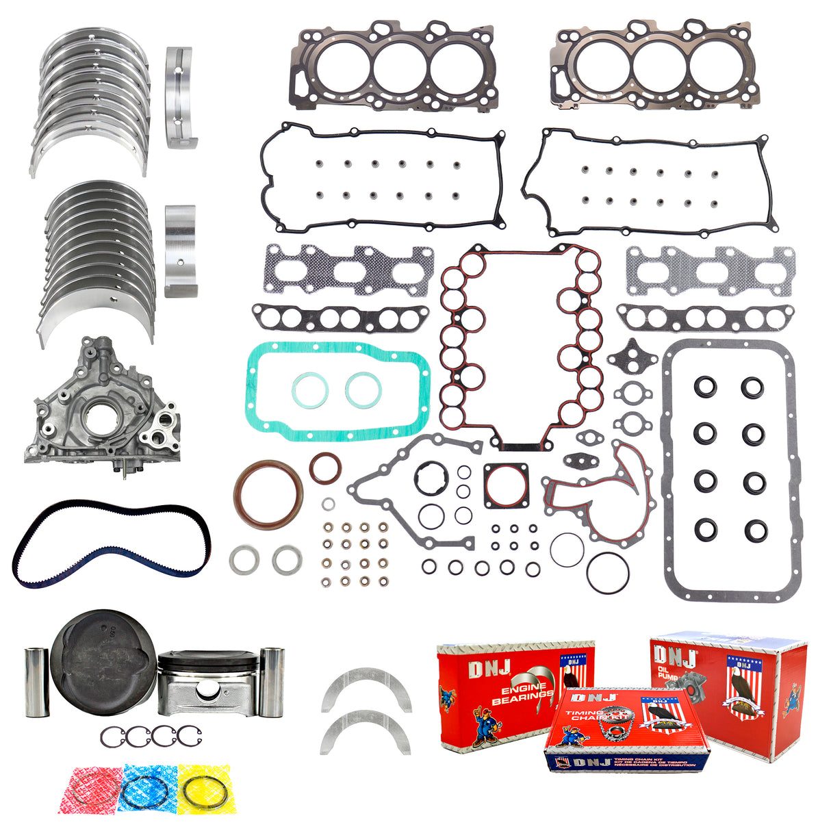 Master Engine Rebuild Kit 2004 Isuzu 3.5L