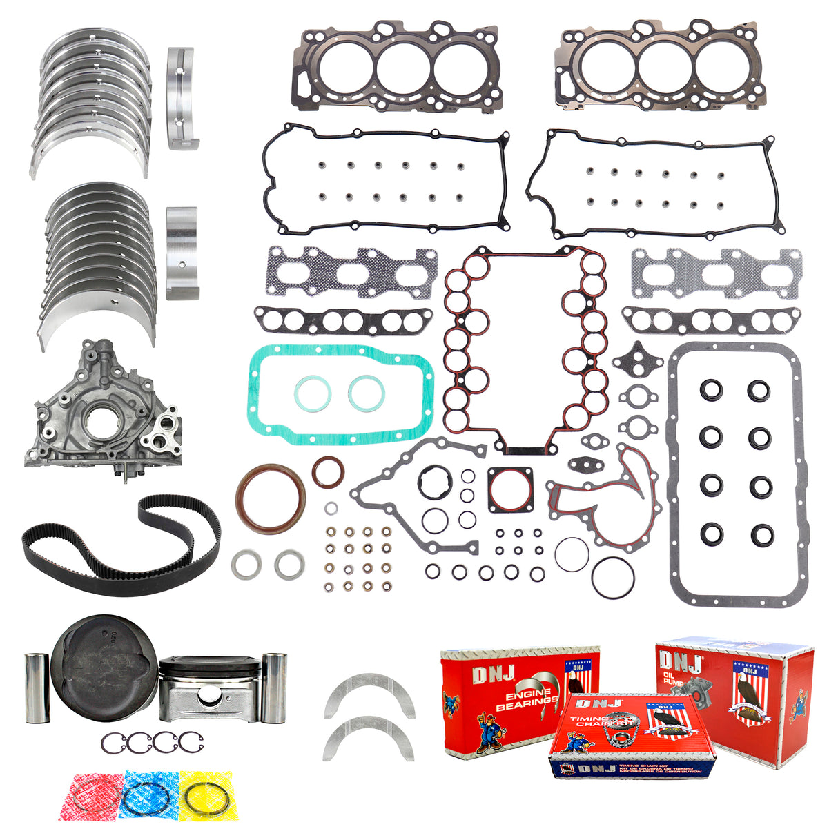 Master Engine Rebuild Kit 2004 Isuzu 3.5L