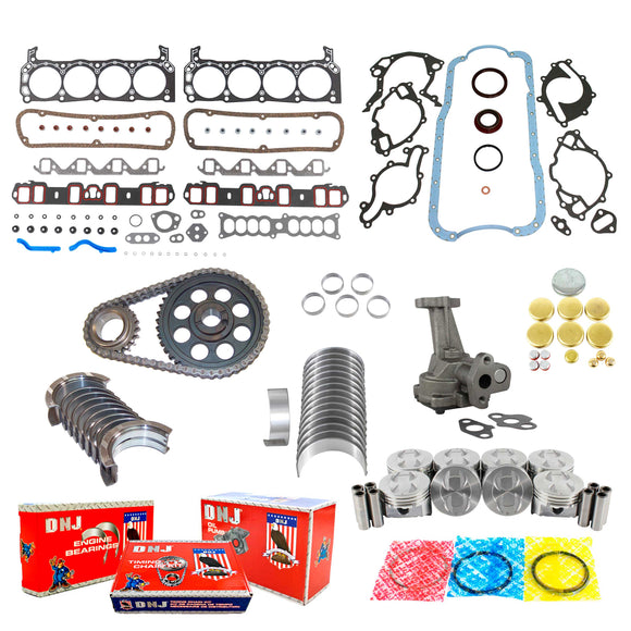 Engine Rebuild Kit 1986-1990 Ford,Lincoln,Mercury 5.0L