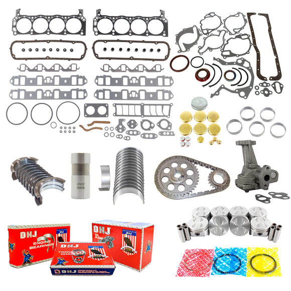 Engine Rebuild Kit 1972-1985 Ford,Lincoln,Mercury 5.0L