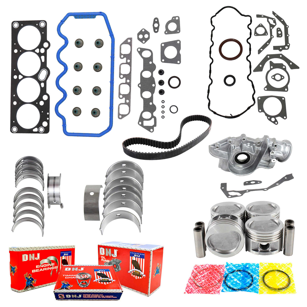 Master Engine Rebuild Kit 1993 Ford 1.9L