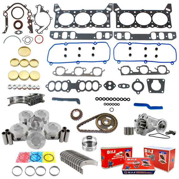 Engine Rebuild Kit 1990-1993 Ford,Lincoln,Mercury 3.8L