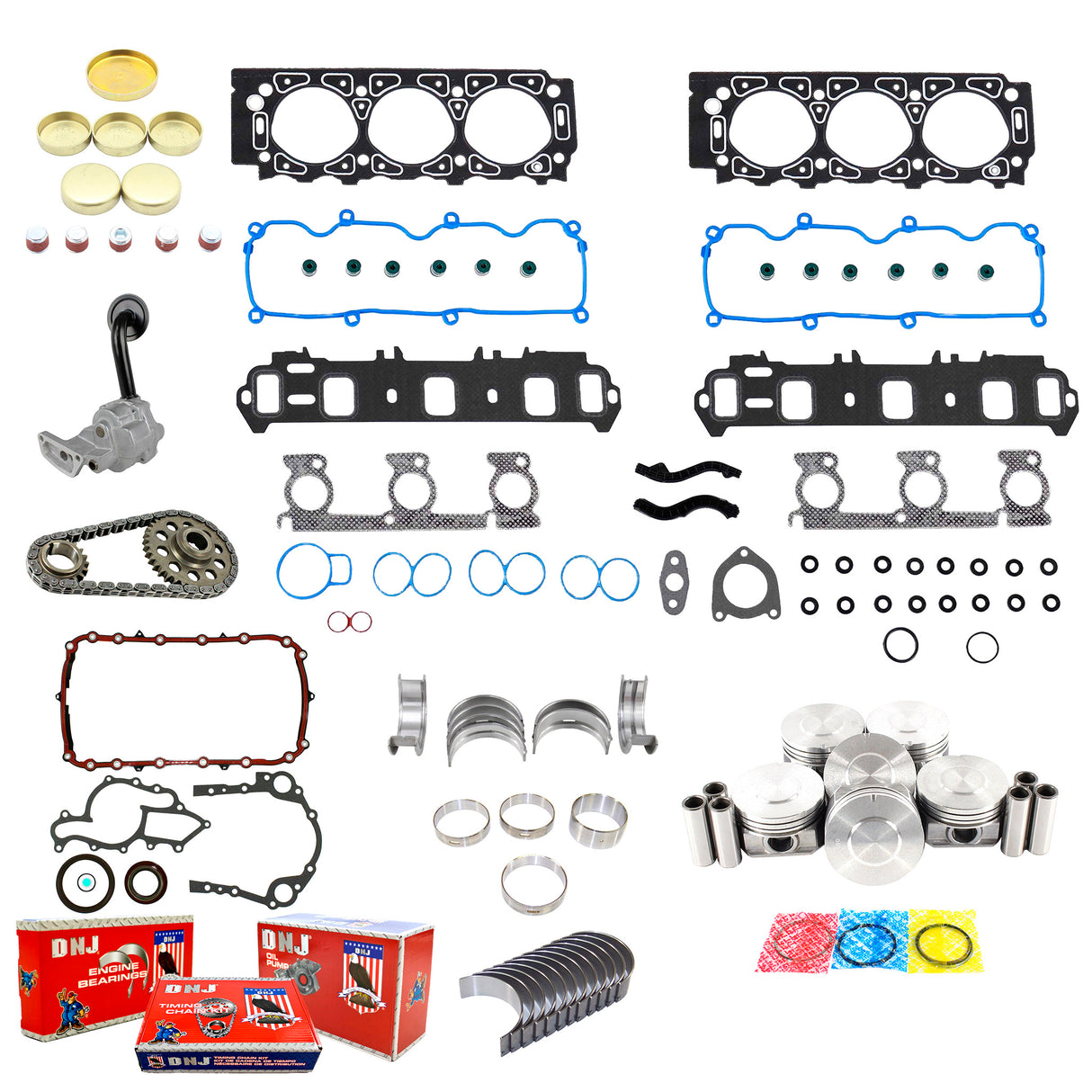Master Engine Rebuild Kit 2002-2007 Ford 3.0L
