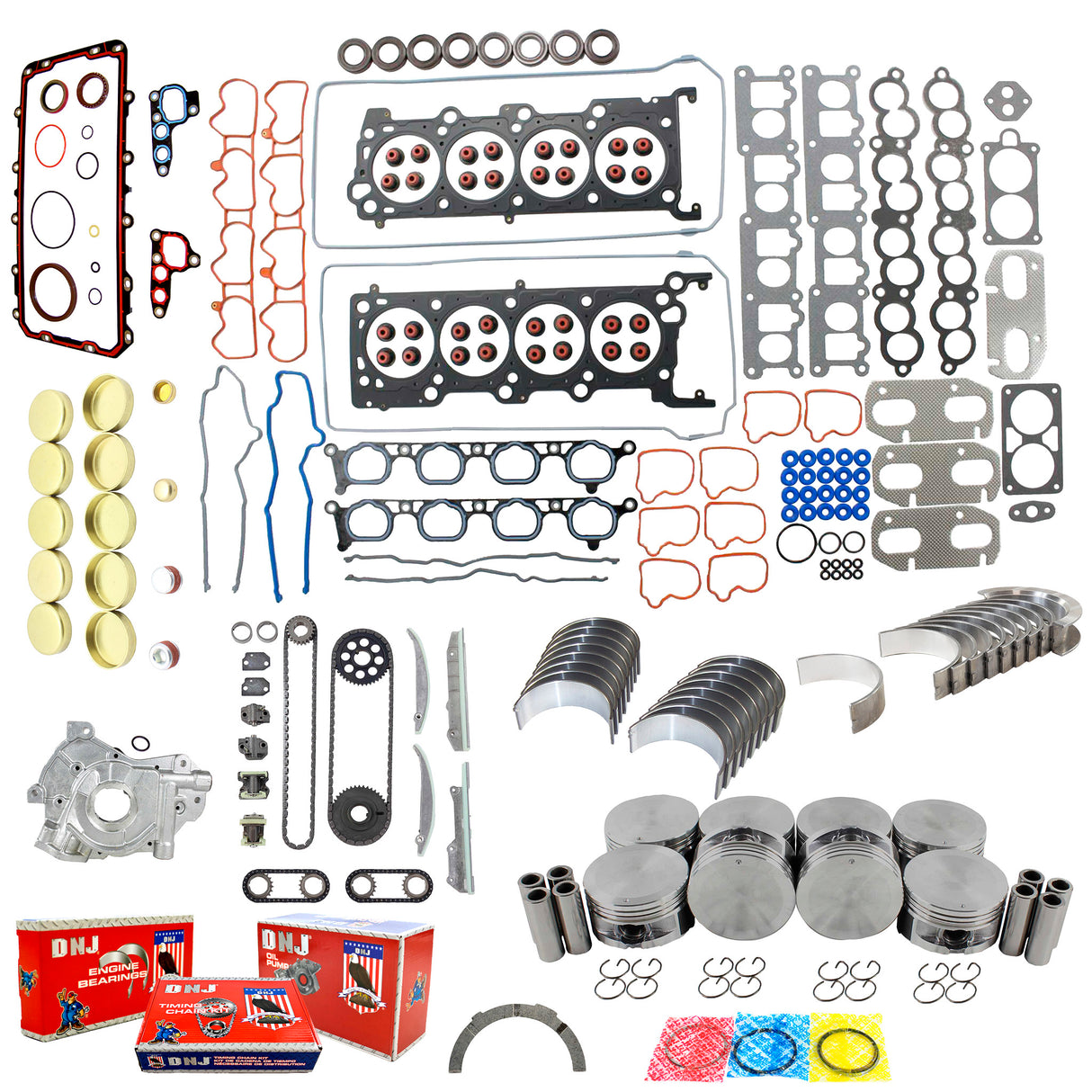 Master Engine Rebuild Kit 1995-1997 Lincoln 4.6L