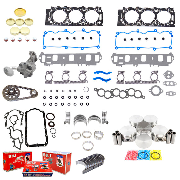 Master Engine Rebuild Kit 1996-1998 Ford 3.0L