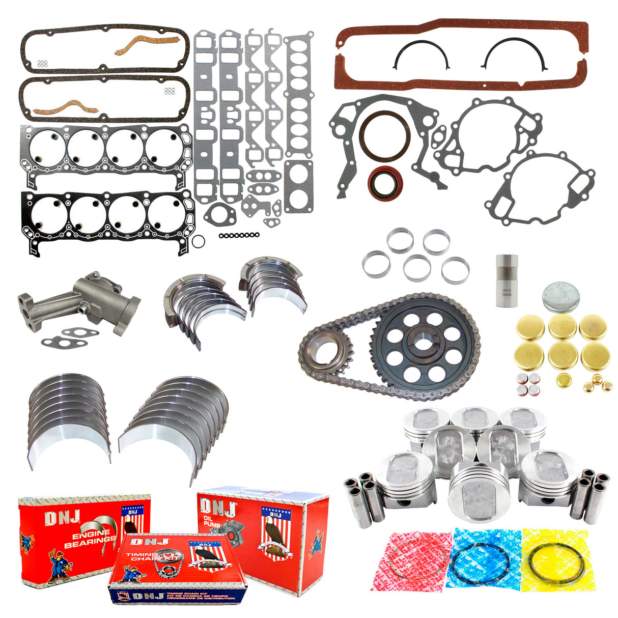 Master Engine Rebuild Kit 1988-1993 Ford 5.8L