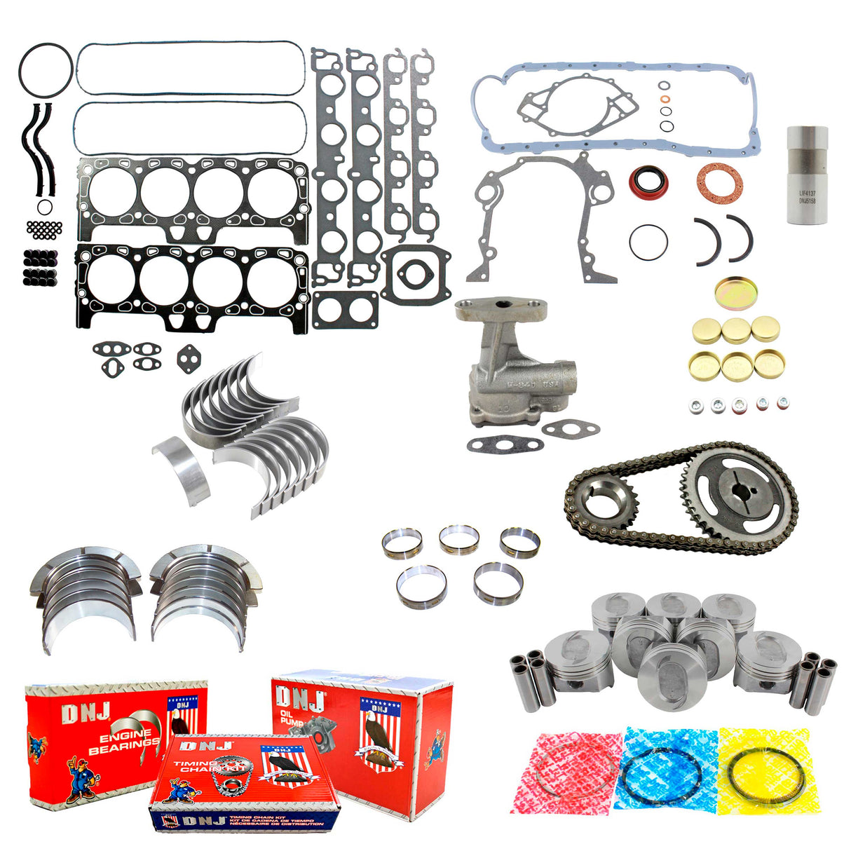 Master Engine Rebuild Kit 1992 Ford 7.5L