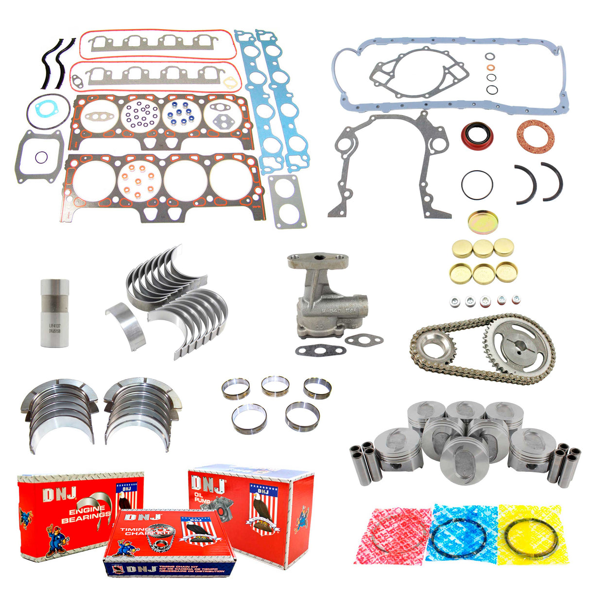 Master Engine Rebuild Kit 1993-1994 Ford 7.5L