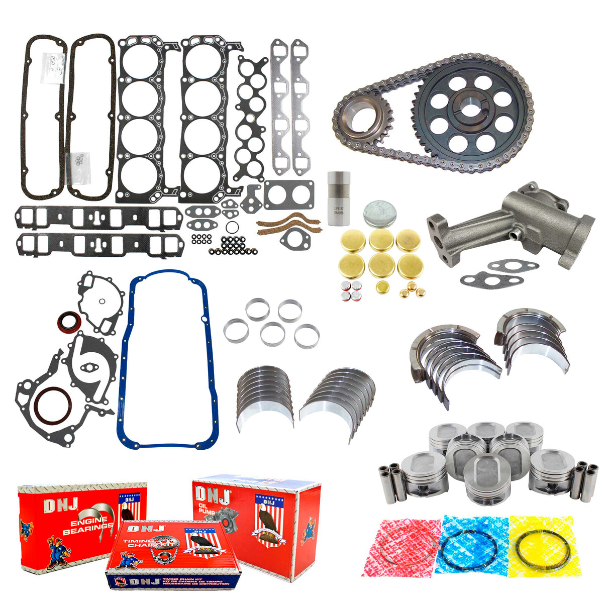 1995 Ford F150 5.8 Engine Rebuild Kit for 5.8L in F-150