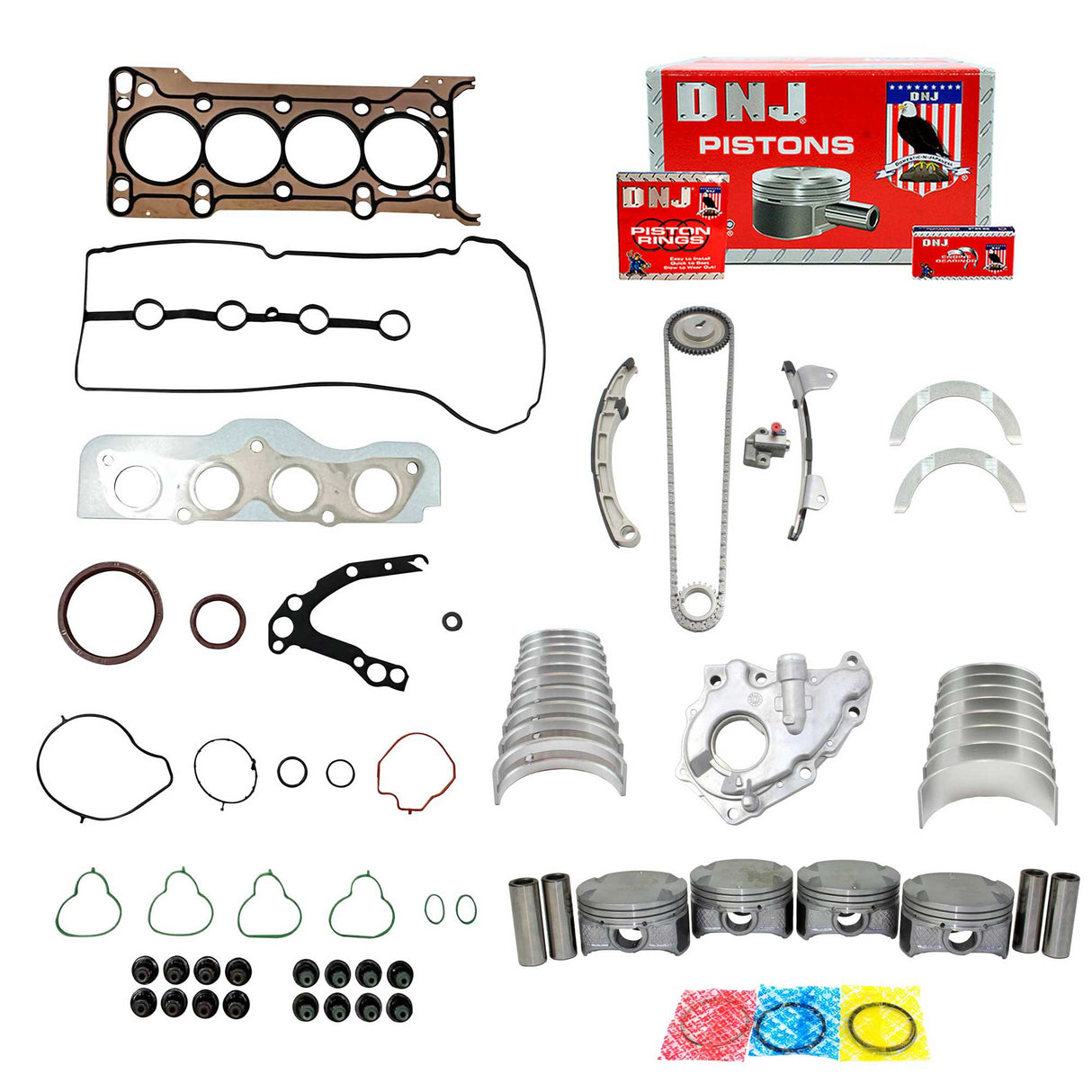 Master Engine Rebuild Kit 2011-2014 Mazda Miata 1.5L L4