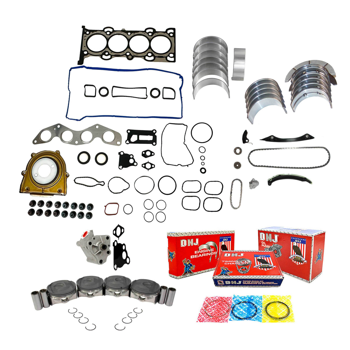 Master Engine Rebuild Kit 2012-2017 Ford 2.0L