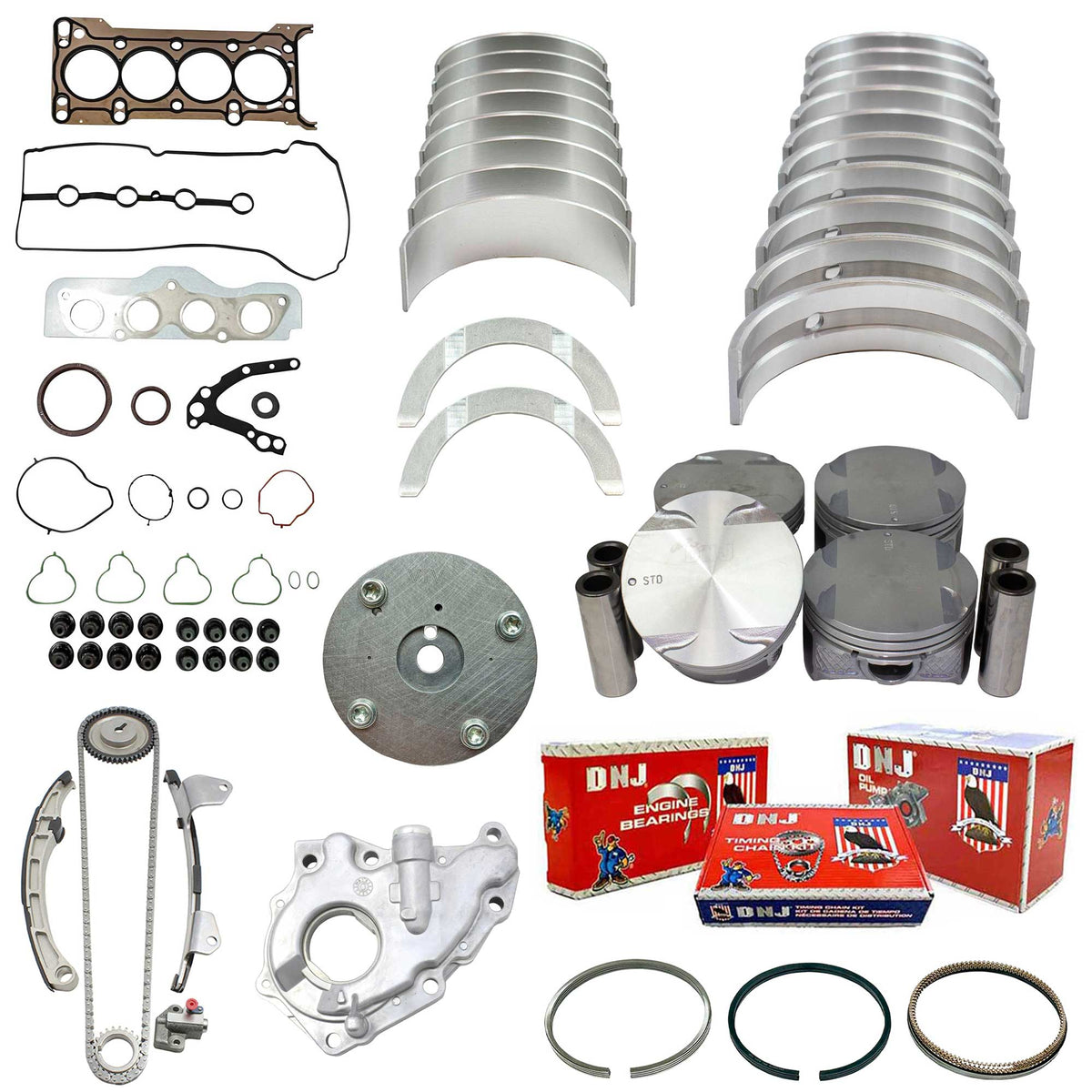 Master Engine Rebuild Kit 2011-2014 Mazda 1.5L