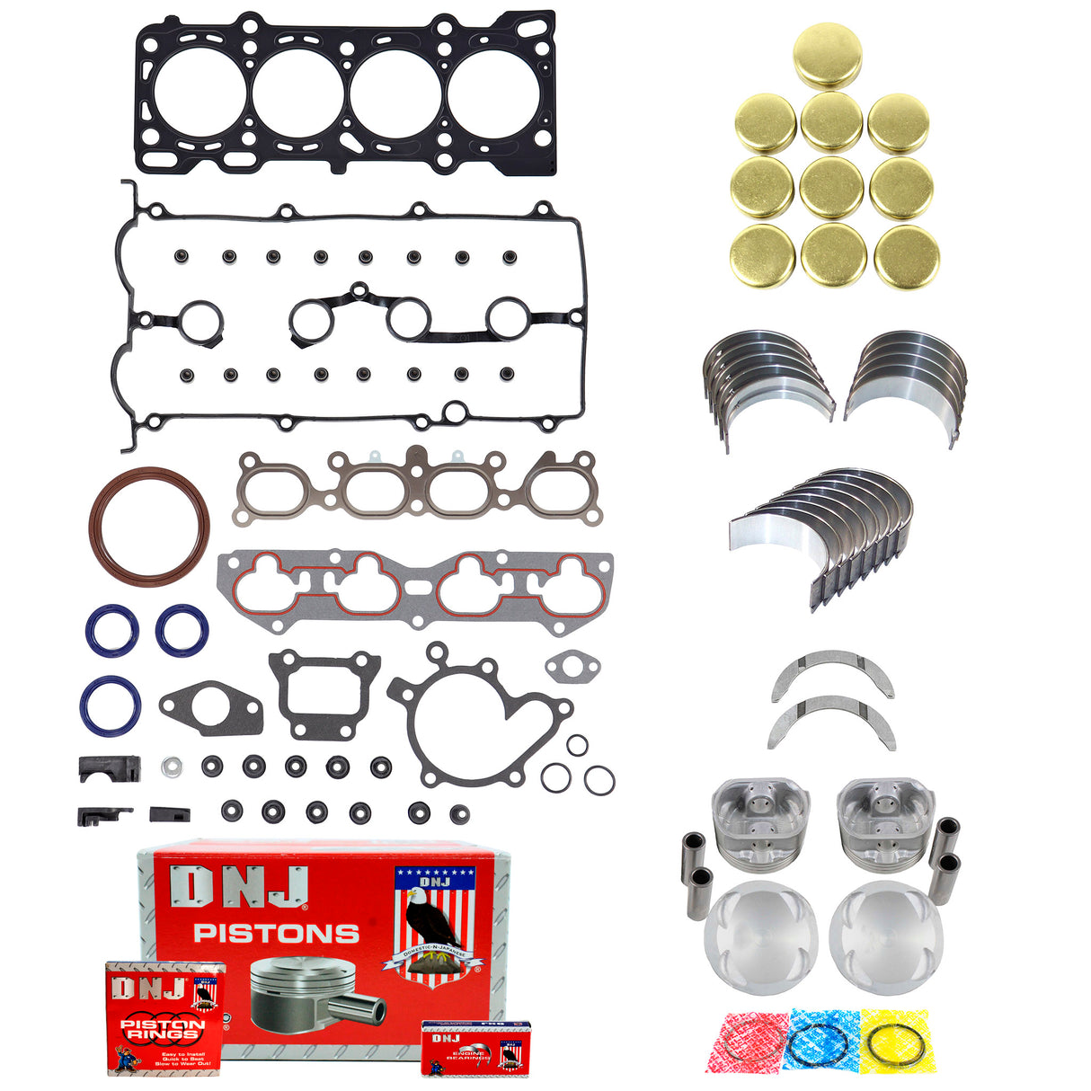 Engine Rebuild Kit 1998-1999 Mazda 626 2.0L