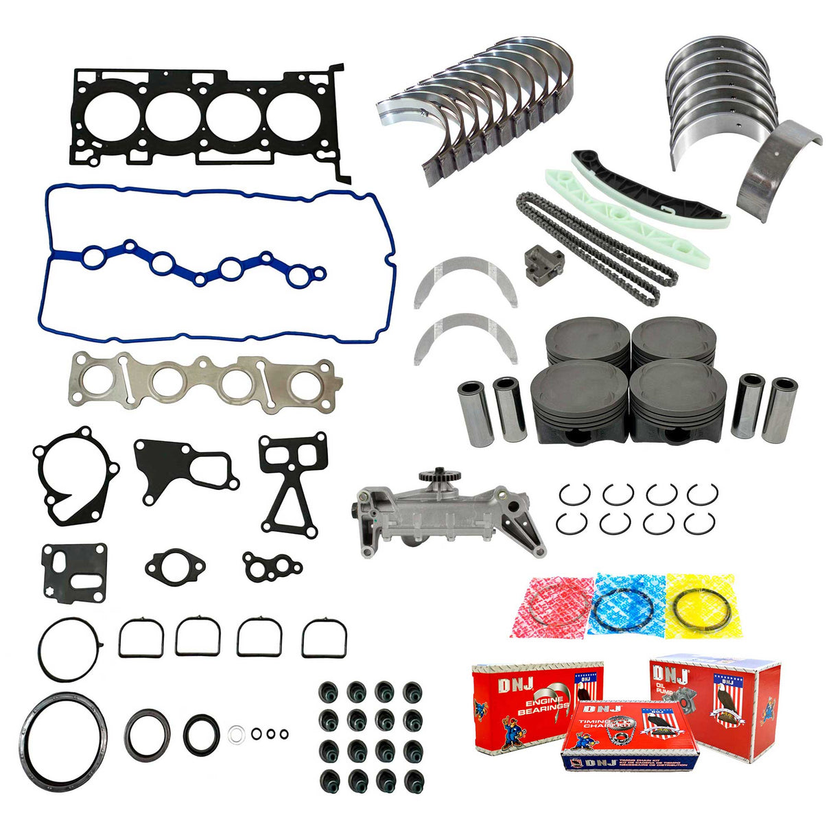 Master Engine Rebuild Kit 2013-2014 Hyundai 2.0L