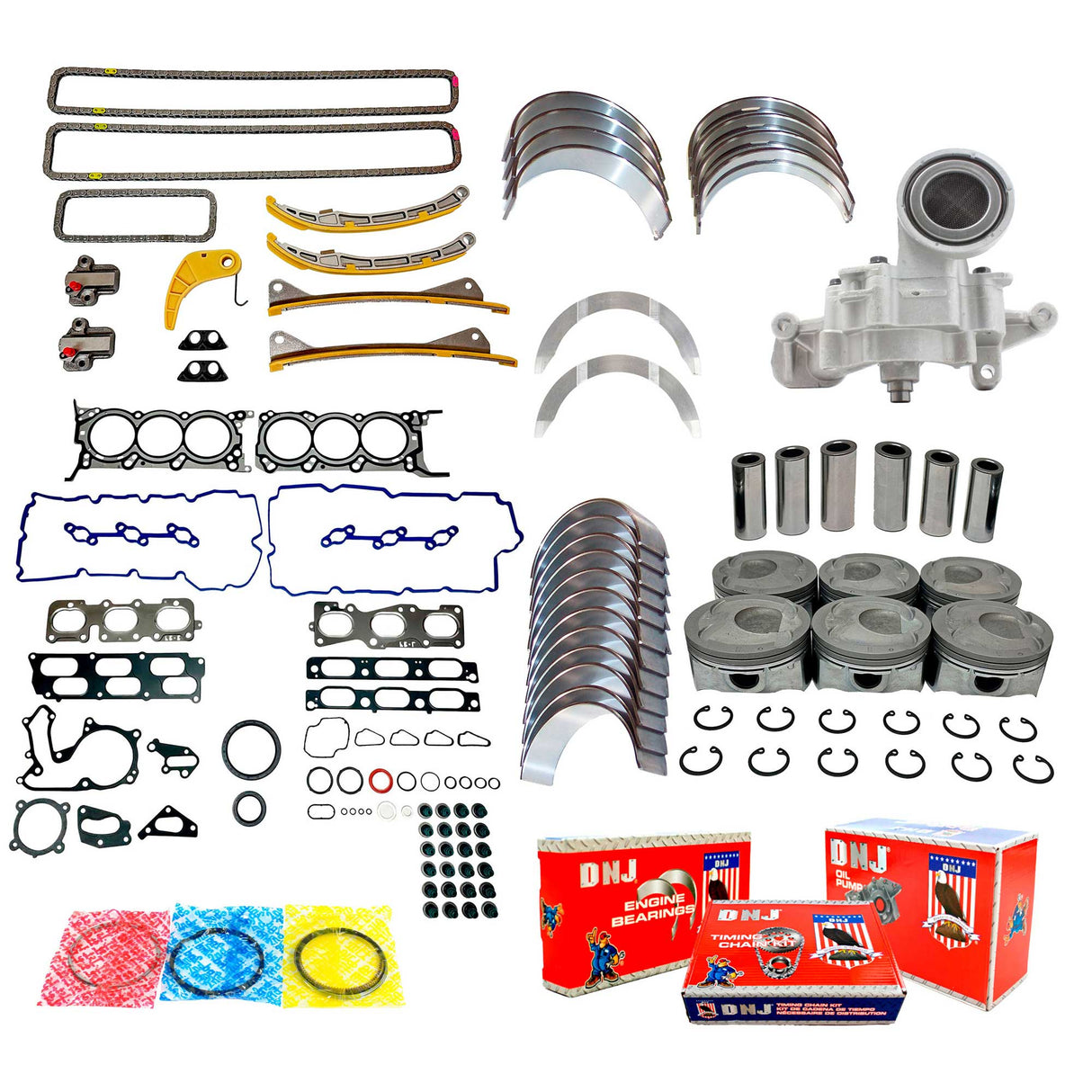 Master Engine Rebuild Kit 2013-2014 Hyundai 3.8L