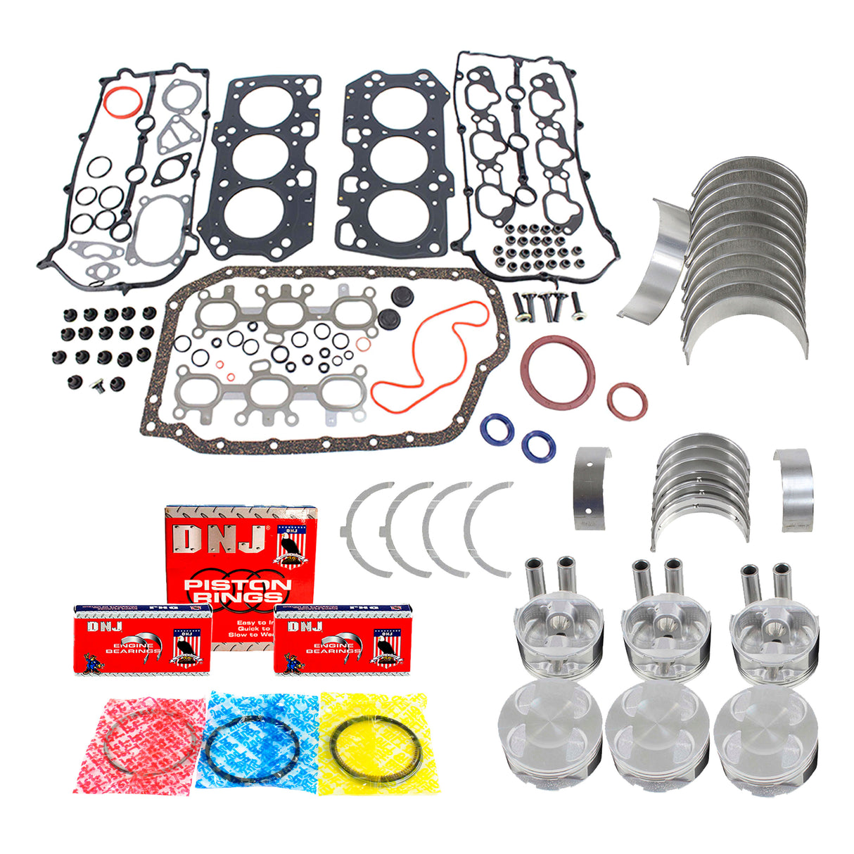 Engine Rebuild Kit 1998-2002 Mazda 2.5L