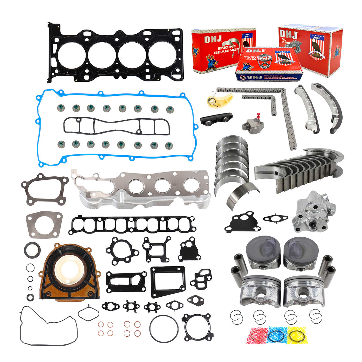 Master Engine Rebuild Kit 2010-2013 Mazda 2.3L