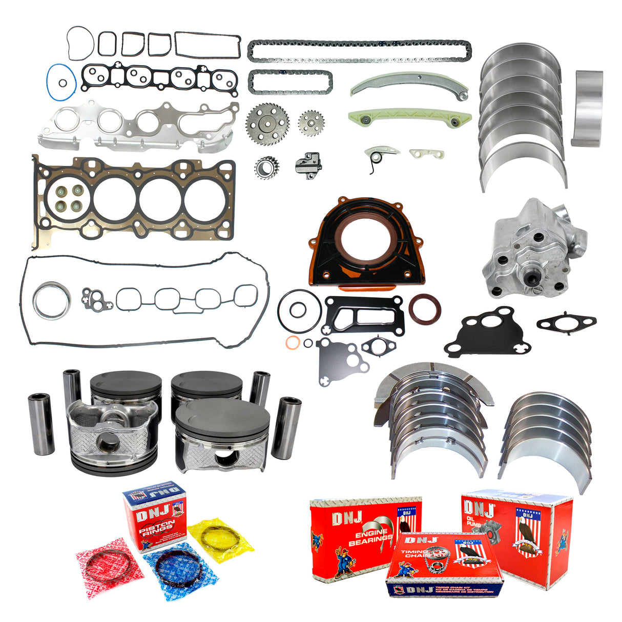 Master Engine Rebuild Kit 2006-2015 Mazda 2.0L