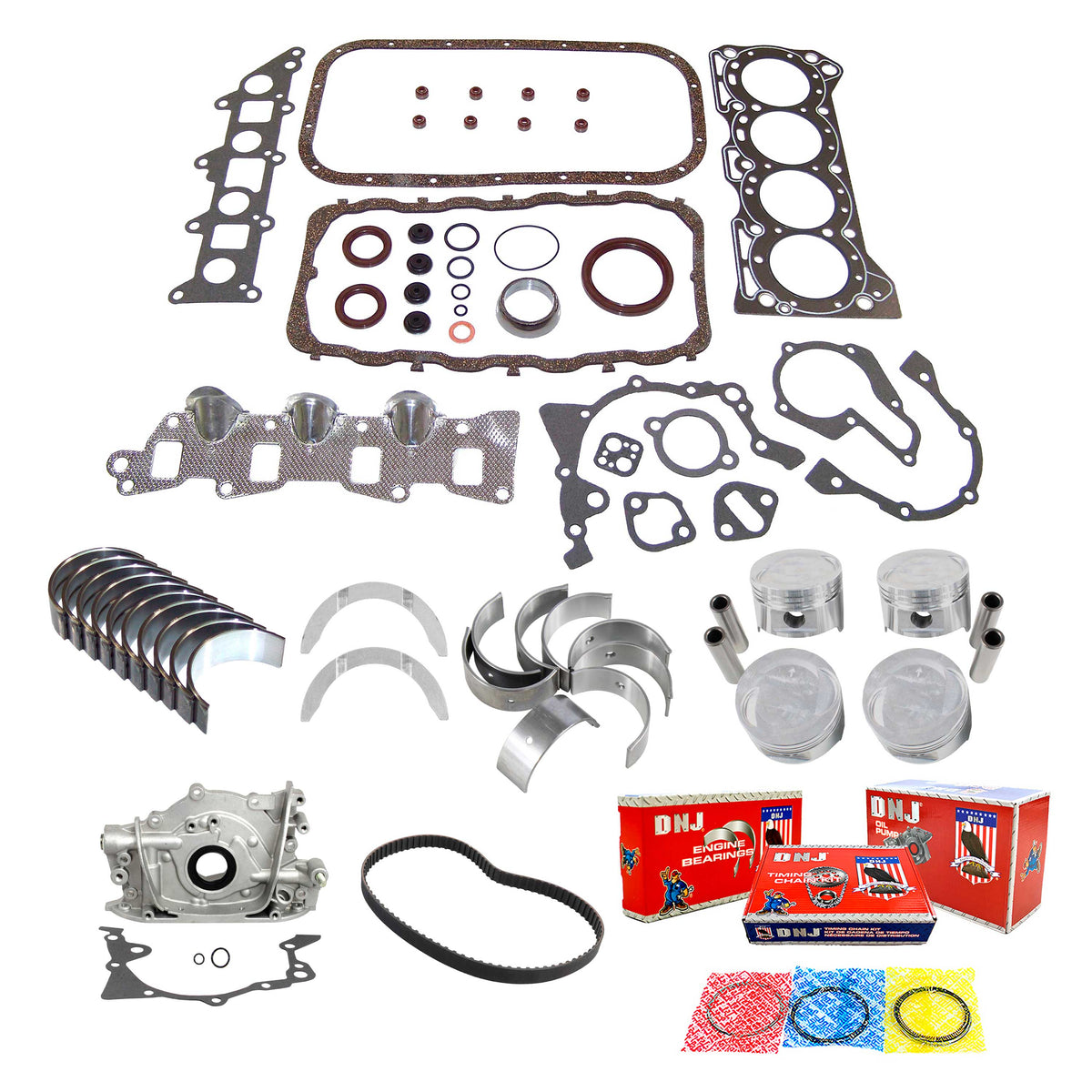 Master Engine Rebuild Kit for 1986-1995 Suzuki Samurai, Sidekick, Swift ...