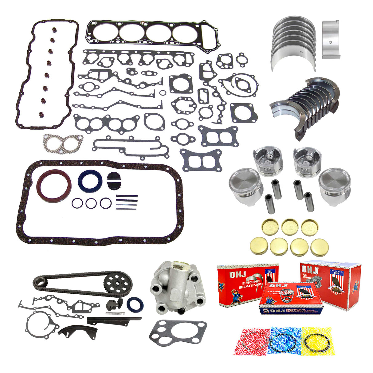 Master Engine Rebuild Kit 1981-1983 Nissan 2.2L