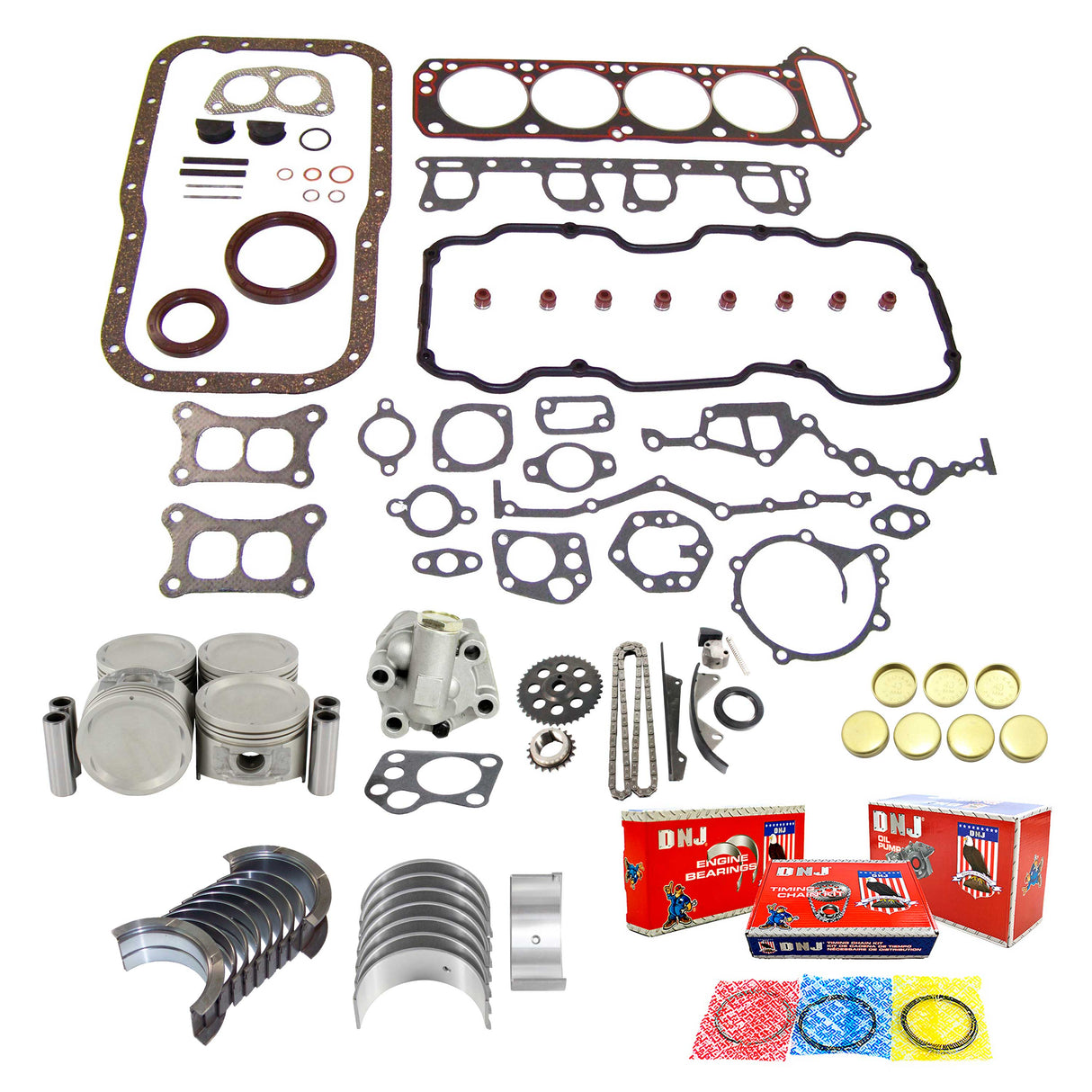 Master Engine Rebuild Kit 1988-1989 Nissan 2.4L
