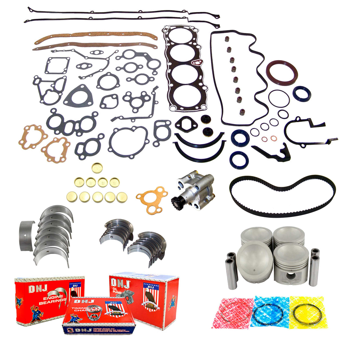 Master Engine Rebuild Kit 1986-1988 Nissan 1.6L
