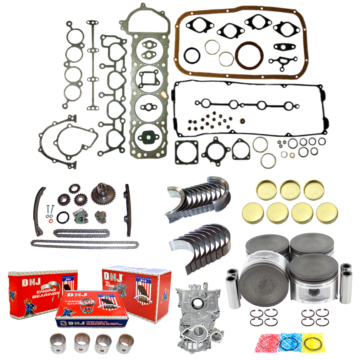 Master Engine Rebuild Kit 1991-1994 Nissan 2.4L