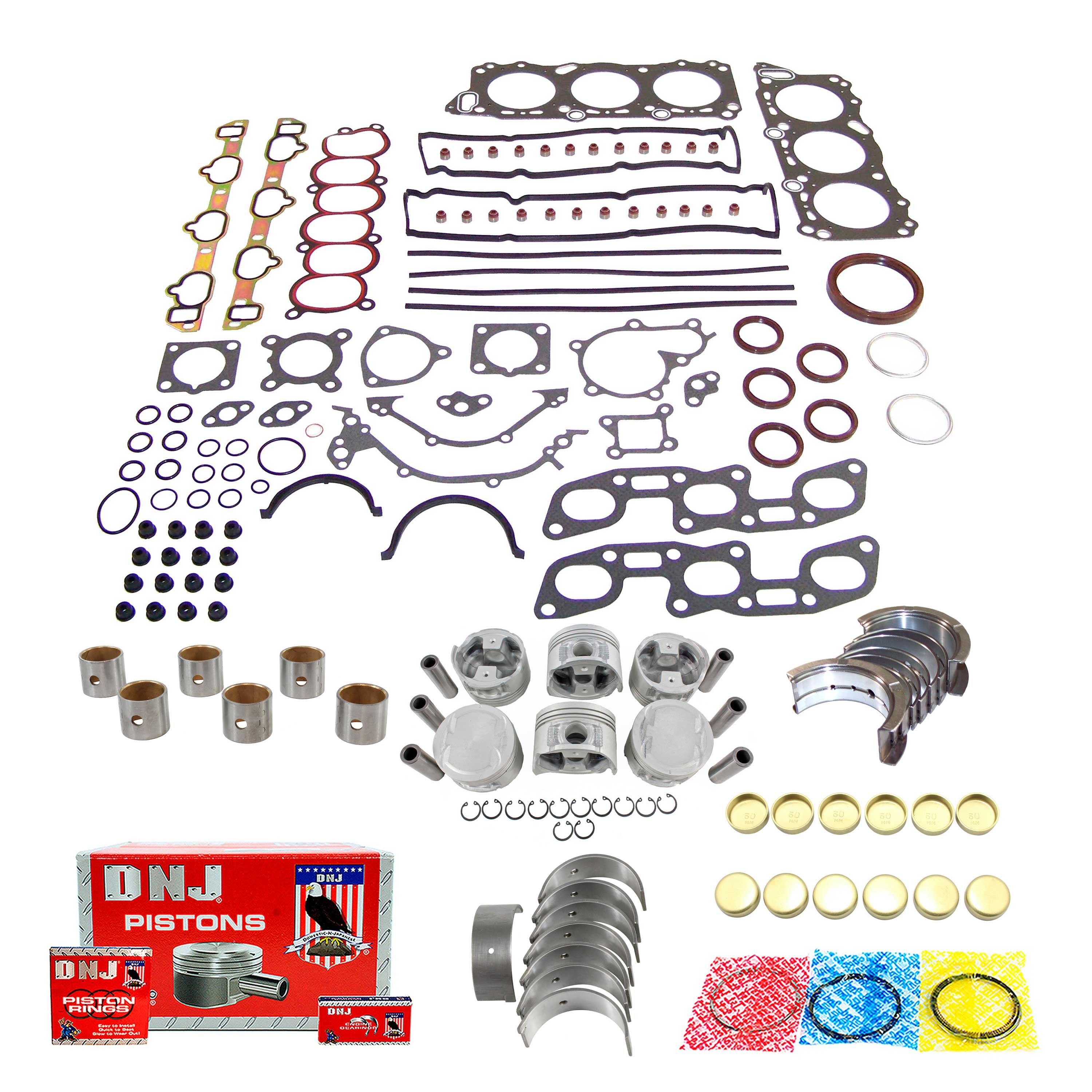 絶版品★VG20E VG30E VG30ET エンジン整備要領書 1987年 1990-1996 Nissan 300ZX 3.0L V6 VG30DE Engine Rebuild Kit: MPN EK630