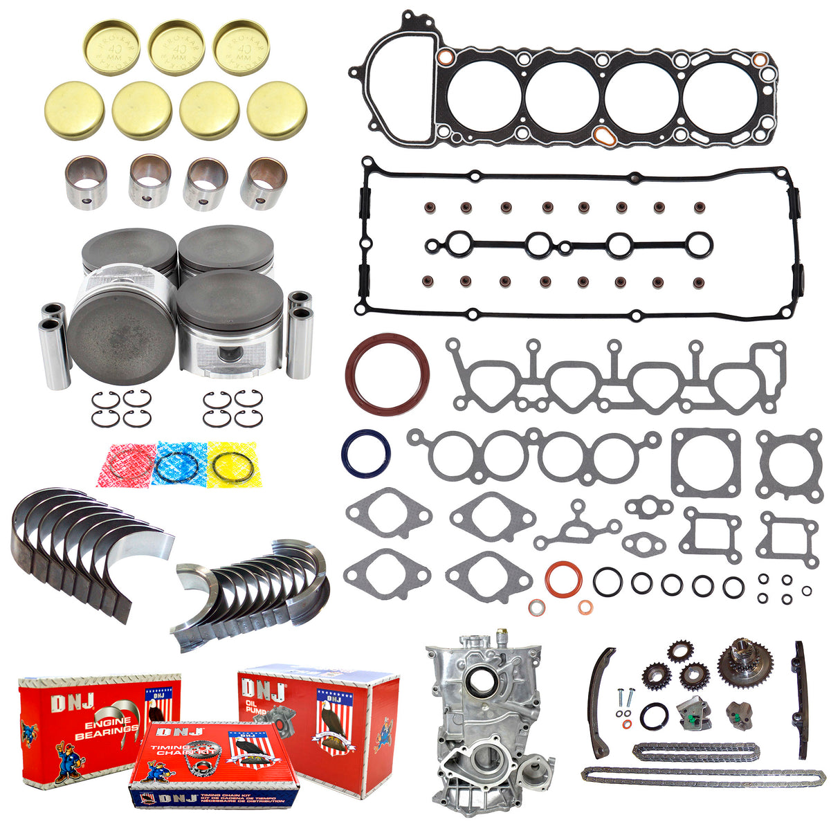 Master Engine Rebuild Kit 1994-1998 Nissan 2.4L