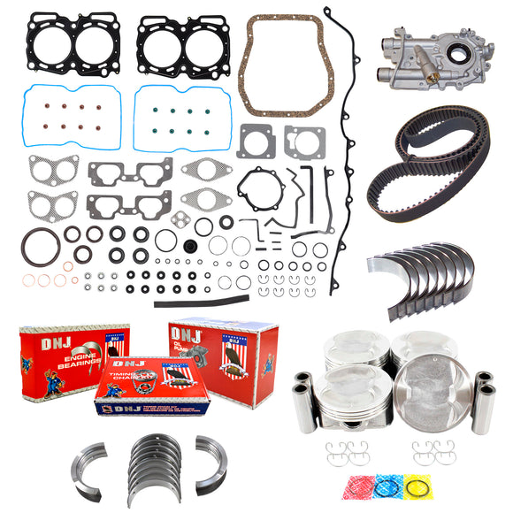 EJ253 Engine Rebuild Kit: 2006 to 2011 Subaru Forester & Impreza