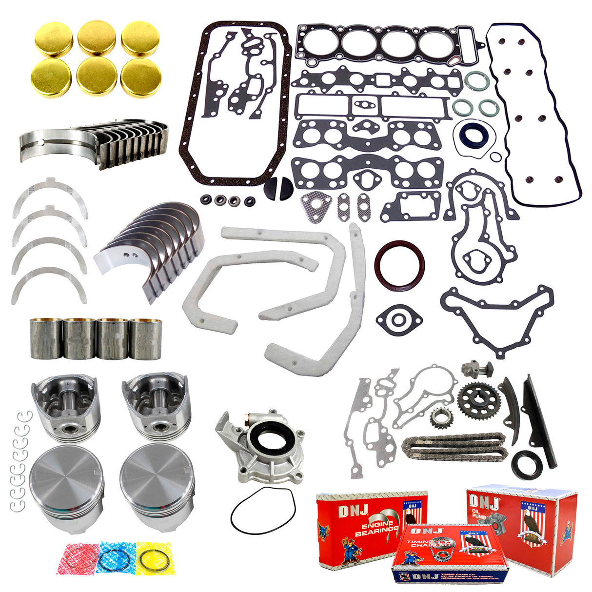 Master Engine Rebuild Kit 1977-1980 Toyota 2.2L