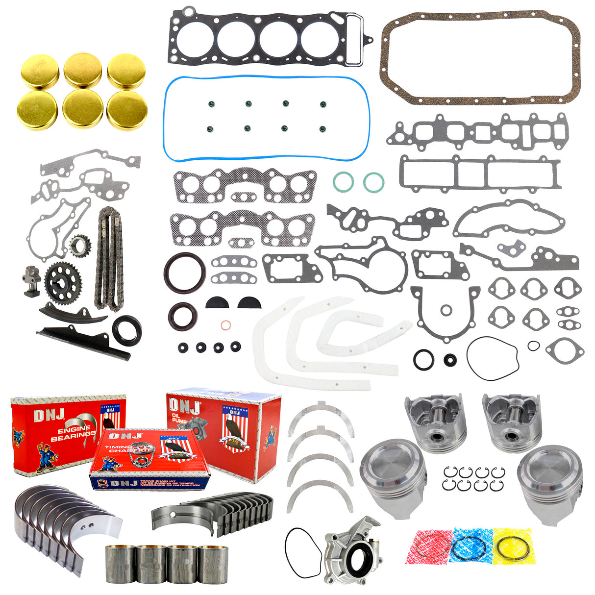 Master Engine Rebuild Kit 1982 Toyota 2.4L