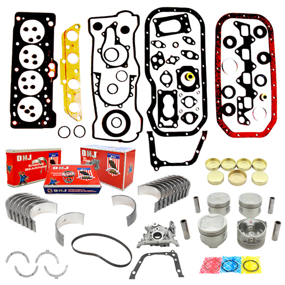 Engine Rebuild Kit 1988-1993 Geo,Toyota 1.6L