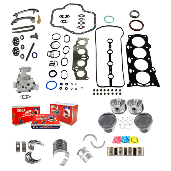 Engine Rebuild Kit 2007-2015 Pontiac,Scion,Toyota 2.4L