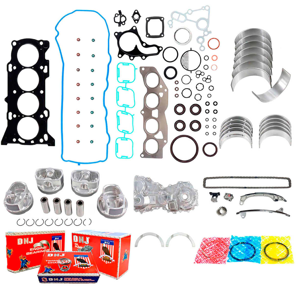 Master Engine Rebuild Kit for 2010-2011 Toyota Camry 2.5L L4