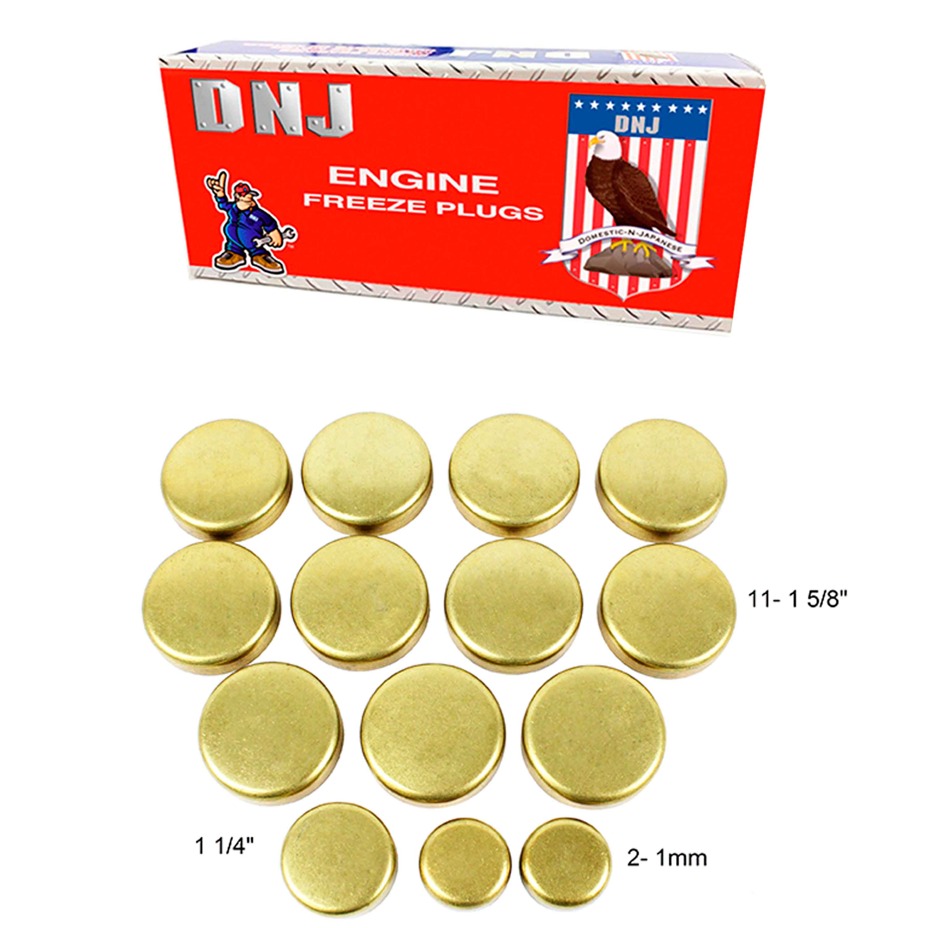 Rammer.brass.ブラス.真鍮.スカル.激安.ブレス.ルード Freeze Plug Set (Brass) for Dodge 1994-2003 8.0L V10