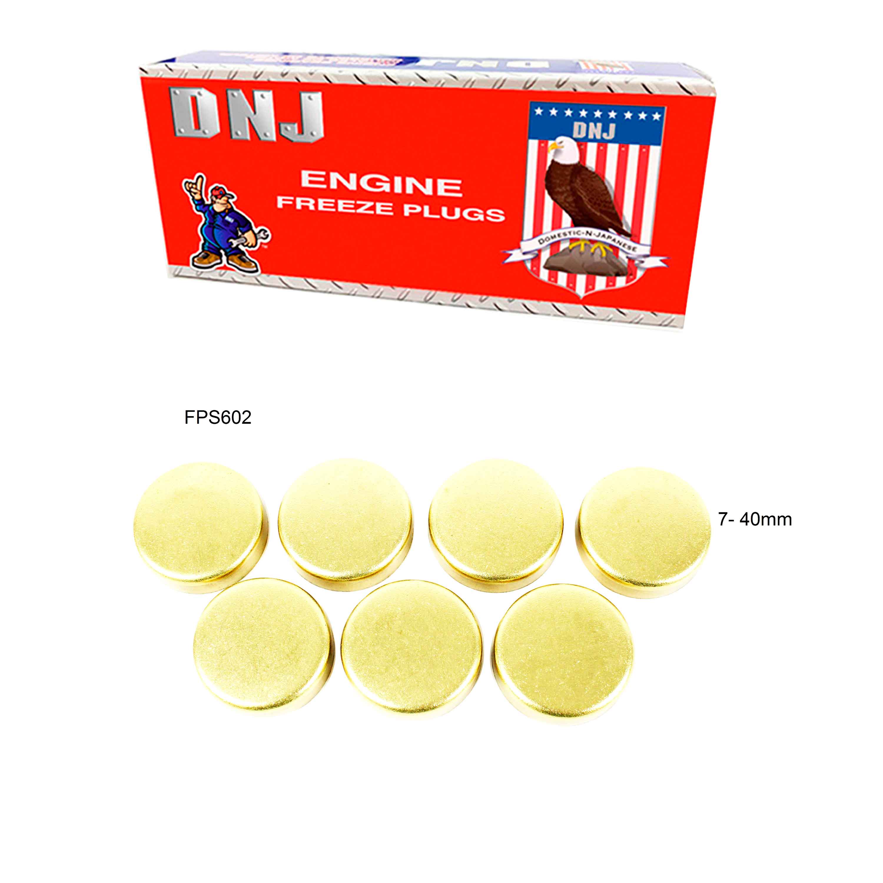 Freeze Plug Set (Brass) for Nissan 1968-2004 1.6L-2.4L L4