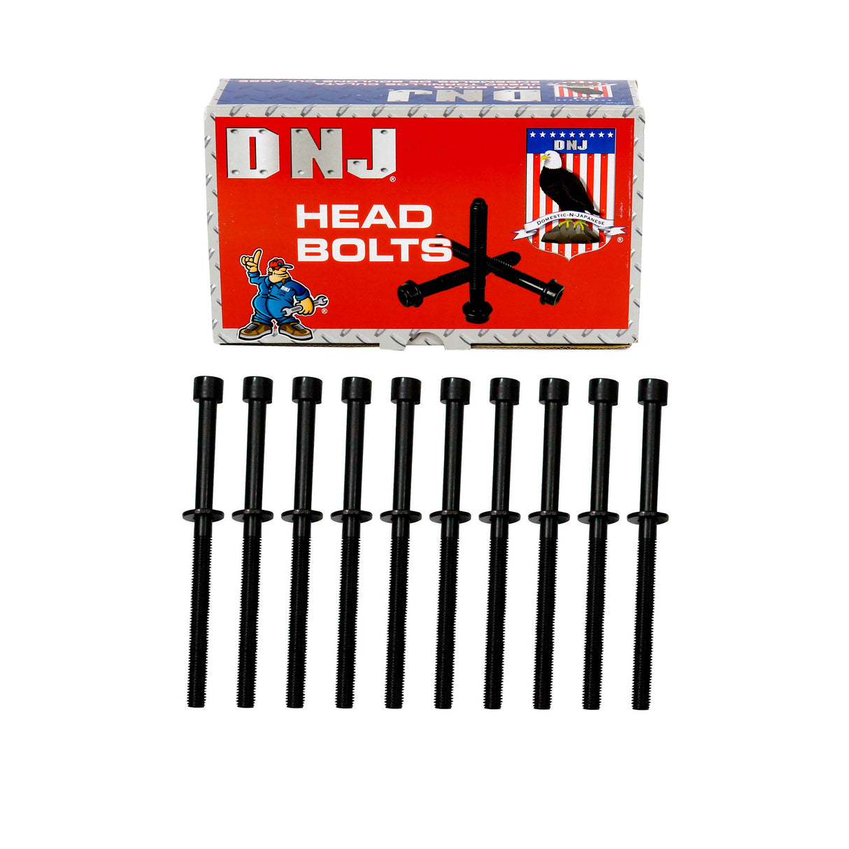 DNJ HBK1170 Cylinder Head Bolt Set ‚ Cylinder Head Bolt Chrysler Dodge Fiat Jeep Ram 200 500X Cherokee Compass Dart Promaster City Renegade Ed6Ed8