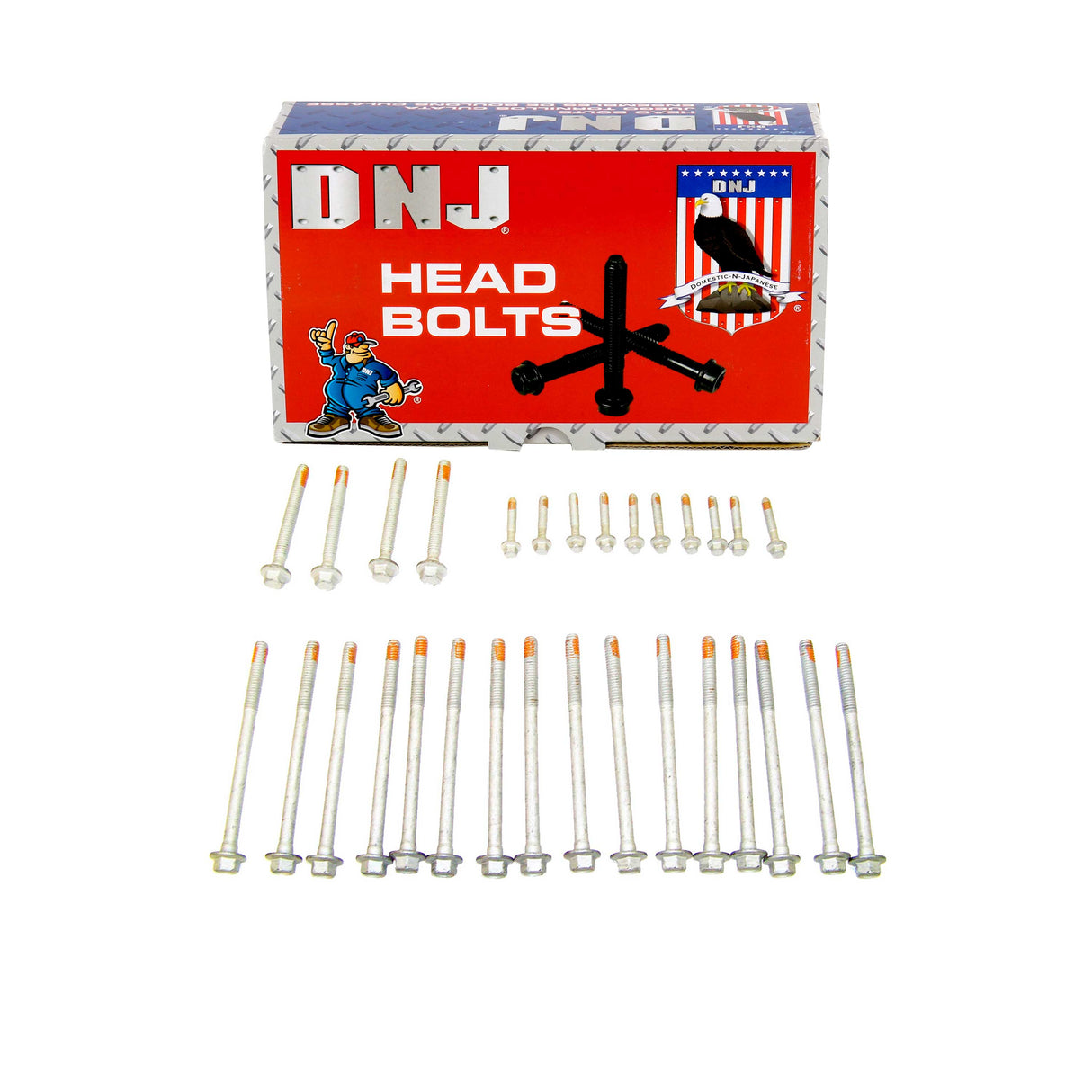 Cylinder Head Bolt Set 1997-2006 Avanti,Buick,Cadillac,Chevrolet,GMC,Hummer,Isuzu,Pontiac 4.8L-6.0L