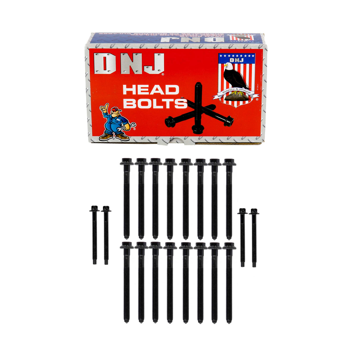 DNJ HBK428 Cylinder Head Bolt Set ‚ Cylinder Head Bolt Ford Land Rover Mazda Mercury B4000 Explorer Explorer Sport Explorer Sport Trac Lr3 Mountaineer Mustang Ranger