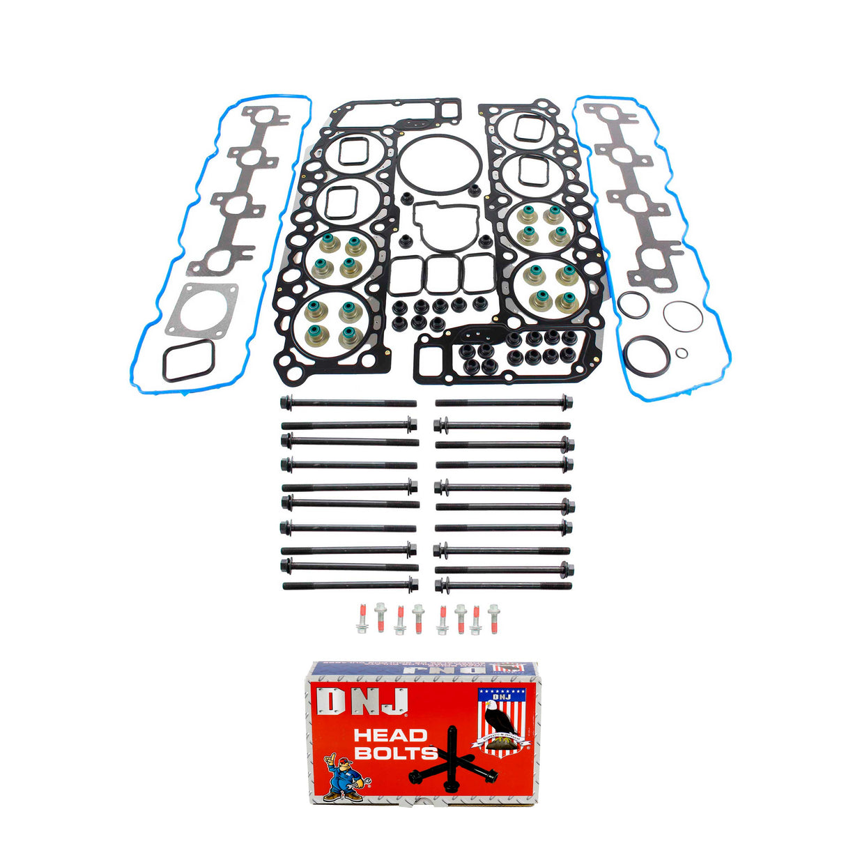 Cylinder Head Gasket set with Head Bolt Kit 1999-2003 Dodge,Jeep 4.7L