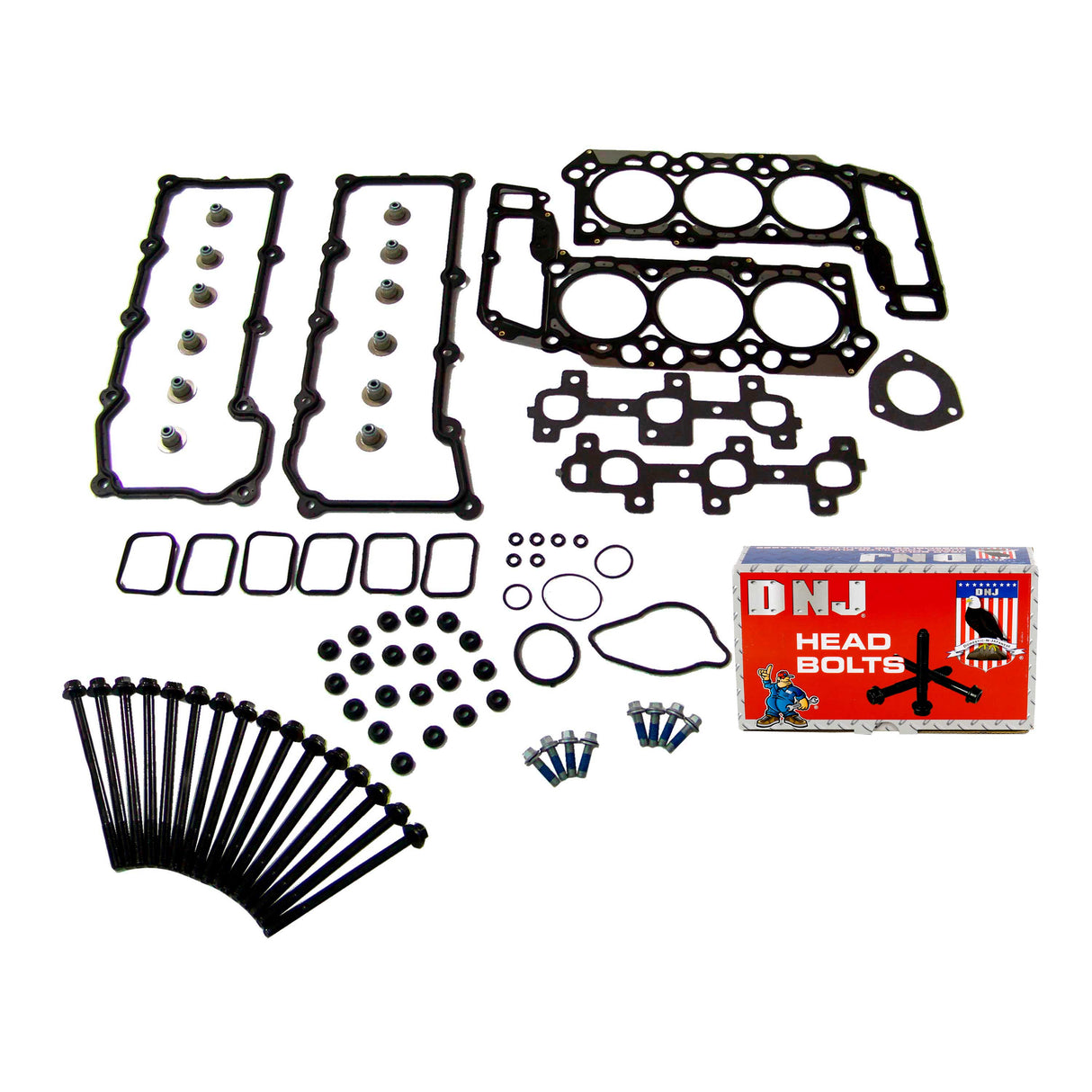Cylinder Head Gasket set with Head Bolt Kit 2002-2005 Dodge,Jeep 3.7L