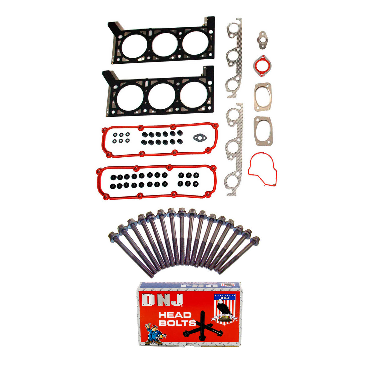 Cylinder Head Gasket set with Head Bolt Kit 2004-2010 Chrysler,Dodge,Volkswagen 3.8L