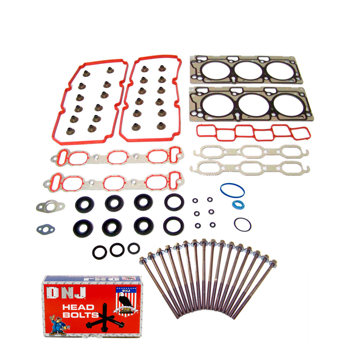 Cylinder Head Gasket set with Head Bolt Kit 2007-2011 Chrysler,Dodge,Volkswagen 4.0L