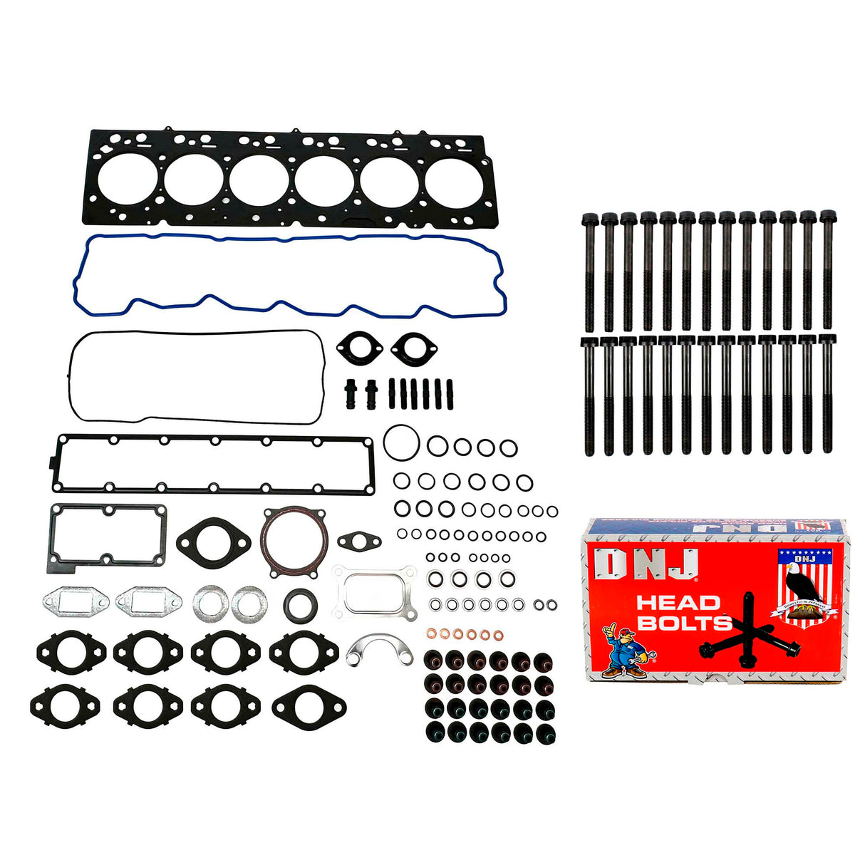 Cylinder Head Set with Head Bolt Kit Cherysler 2019-2022 6.7L
