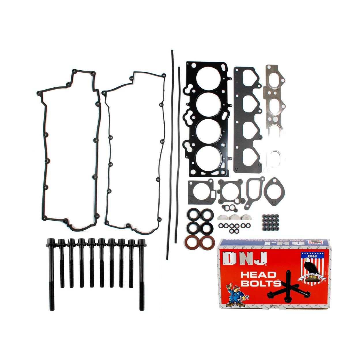 Cylinder Head Gasket set with Head Bolt Kit 2001-2012 Hyundai,Kia 2.0L