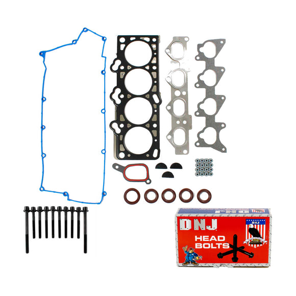 Cylinder Head Gasket set with Head Bolt Kit 1996-2001 Hyundai 1.8L-2.0L