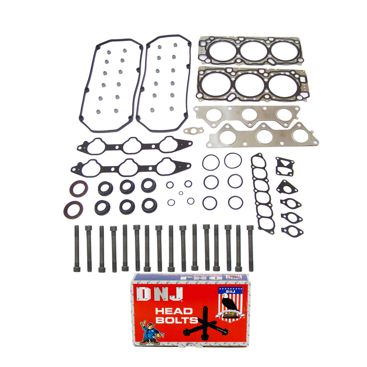 Cylinder Head Gasket set with Head Bolt Kit 1999-2005 Chrysler,Dodge,Mitsubishi 3.0L