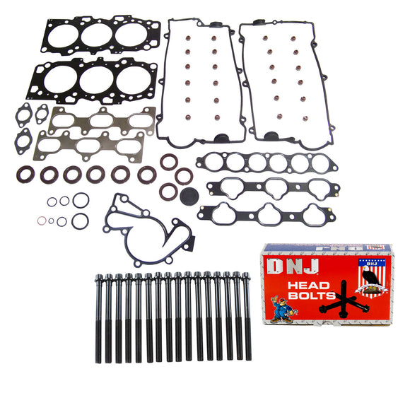 Cylinder Head Gasket set with Head Bolt Kit 2001-2003 Hyundai,Kia 2.7L